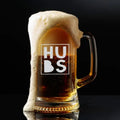Engraved Hubs Beer Mug for Husband - Personalised Valentine Gift