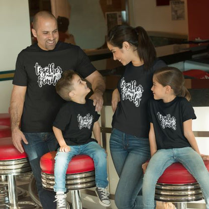 Family T-Shirt We Make A Family for Mom, Dad and Kids Set of 4
