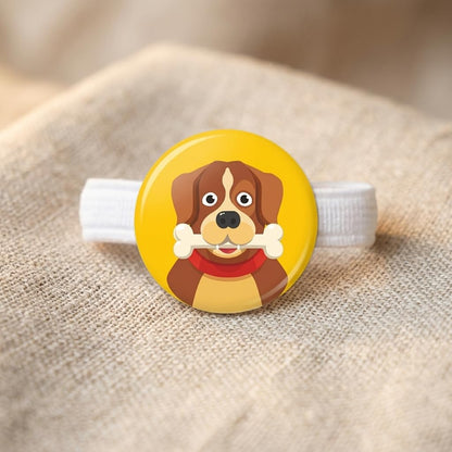 TheYayaCafe Dog Rakhi Rakshabandhan Gift for Pets, Acrylic Paw Rakhi with Elastic Band, 1.5 Inches, Cats and Fur Babies from Pet Parents, Raksha Bandhan, Birthday, Diwali