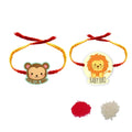 Lion Bro & Cute Lil Bro Rakhi - Set of 2