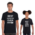 Men's and Girls' Regular Fit Cotton T-Shirt (Pack of 2)