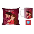 I Will Never Let You Go Coffee Mug & Cushion Valentine Hamper