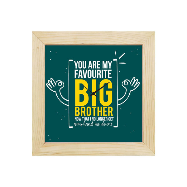 Big Brother Table Clock