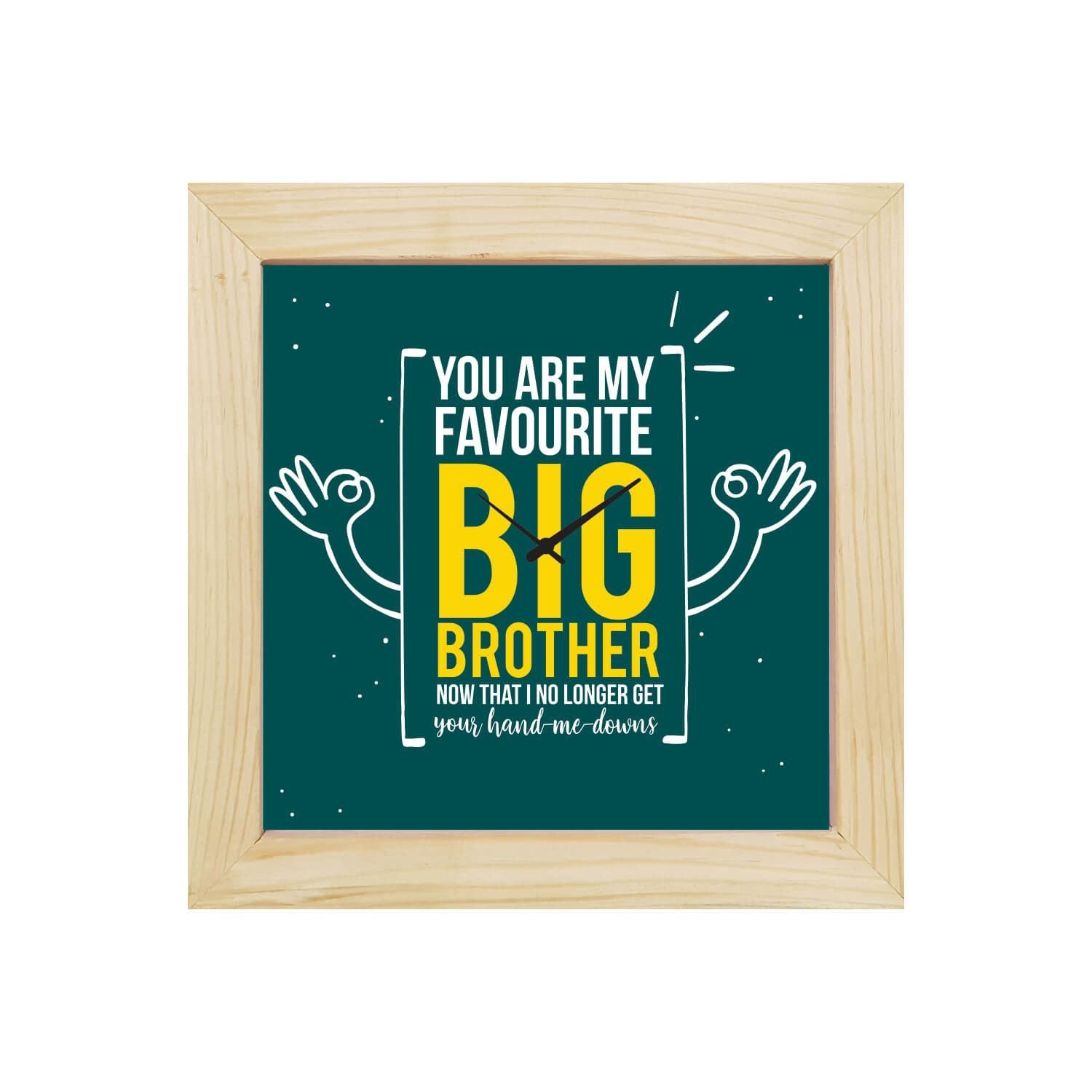 Big Brother Table Clock