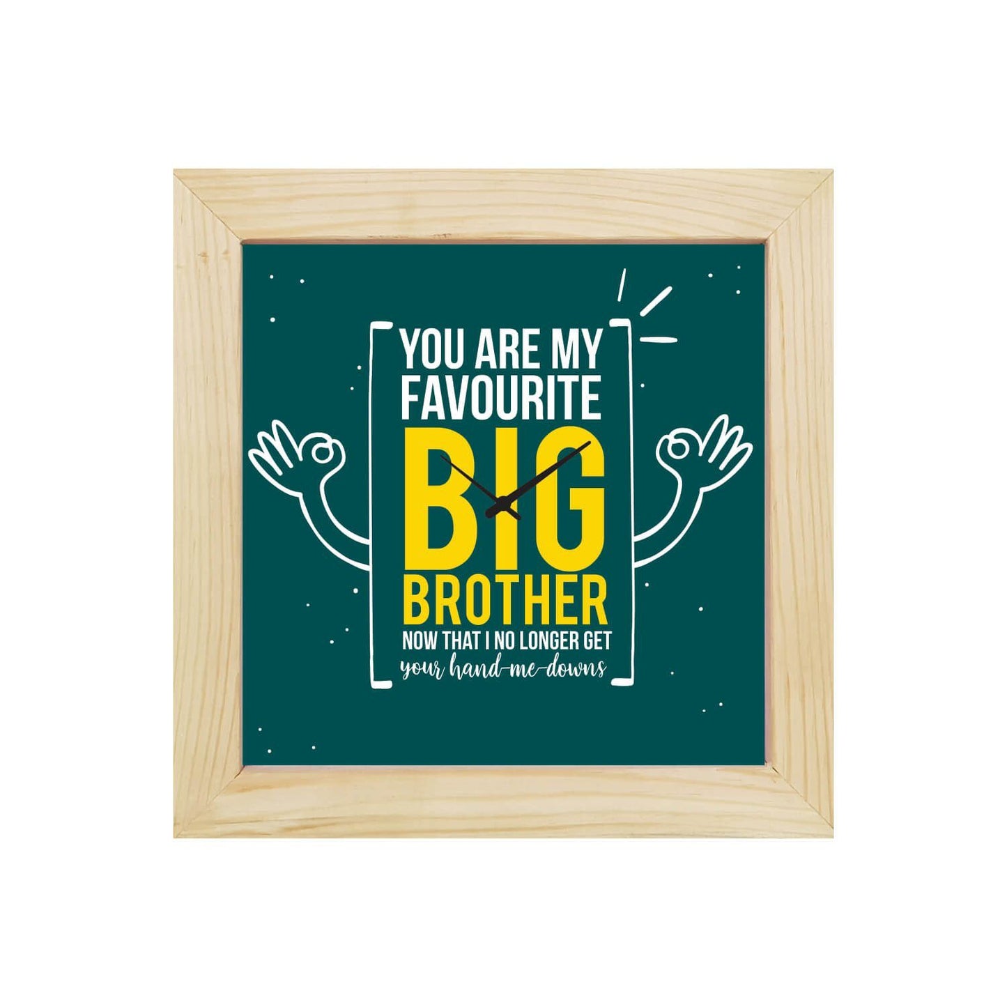 Big Brother Table Clock