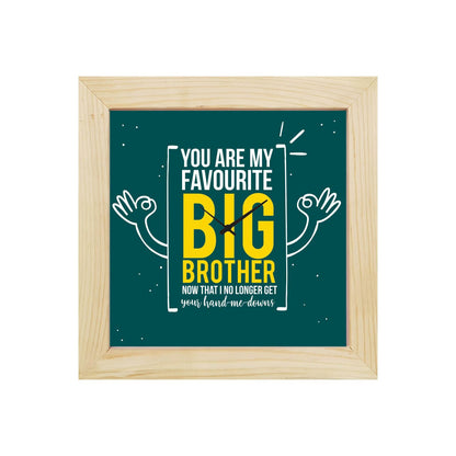 Big Brother Table Clock