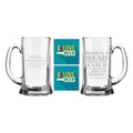 Funny Engraved Beer Mug Combo with Coasters