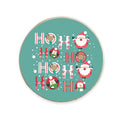 Santa Claus Ho Ho Ho Pattern Christmas Fridge Magnet