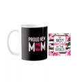 Proud New Mom Magic Coffee Mug with Coaster - Mother's Day