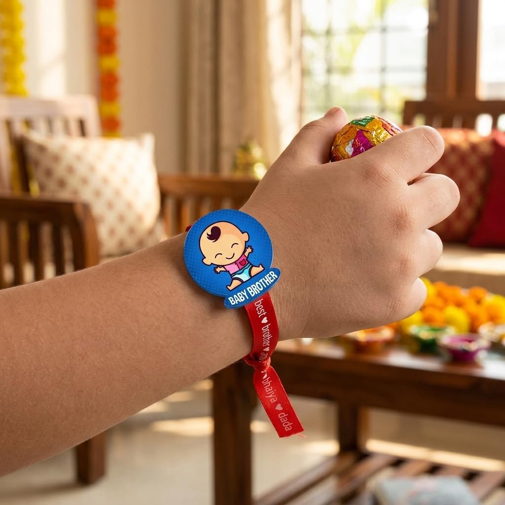 Baby Brother Kids Rakhi for Little Brother