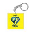 Super Dad Hero Keychain - Personalised Father's Day Keyring