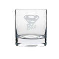 Super Bro Stelvio Whiskey Glass with Coaster 325ml - Rakhi Gift