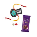 Monster Bhai Rakhi with Cadbury Dairy Milk Silk Chocolate Gift Combo