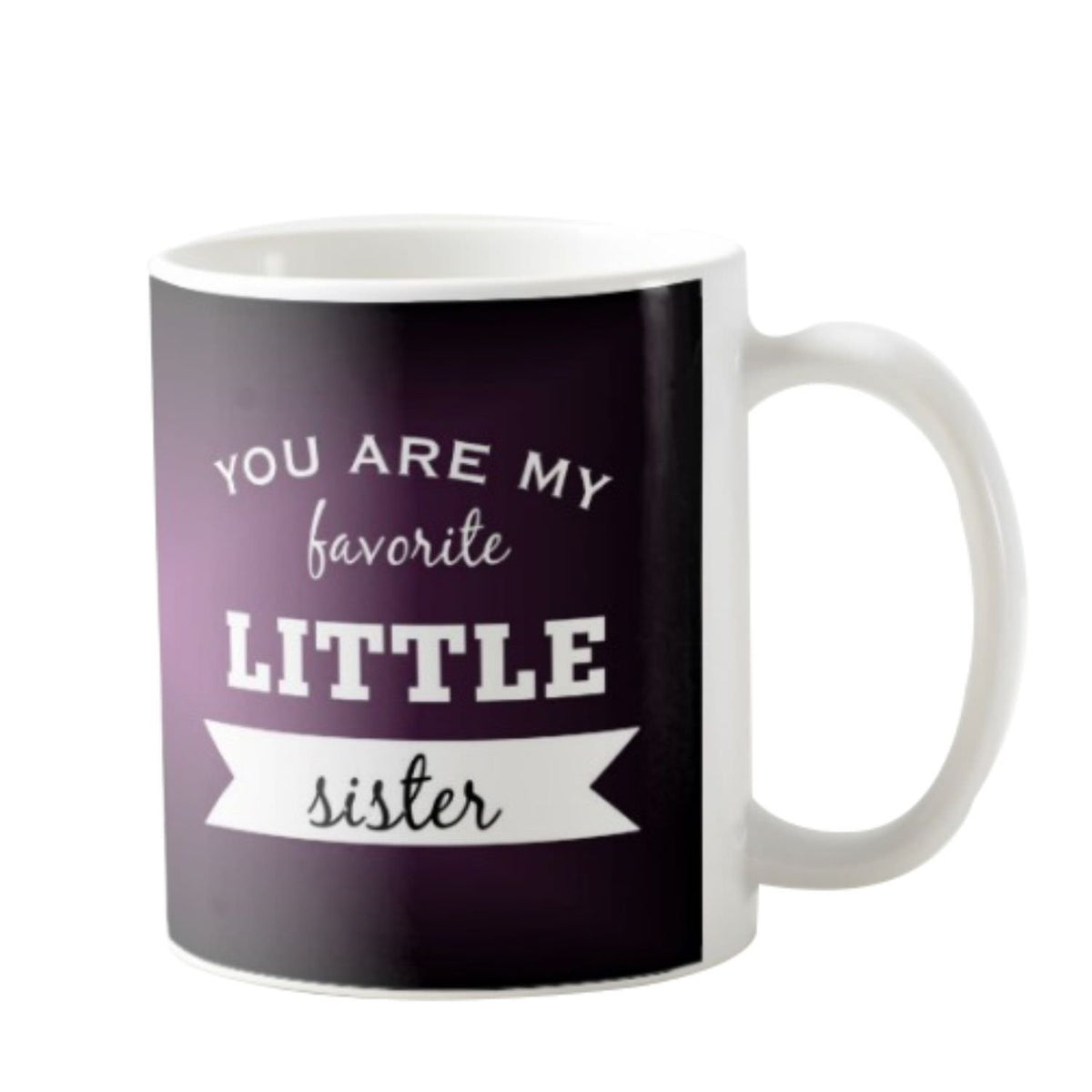 Favourite Little Sister Coffee Mug with Coaster