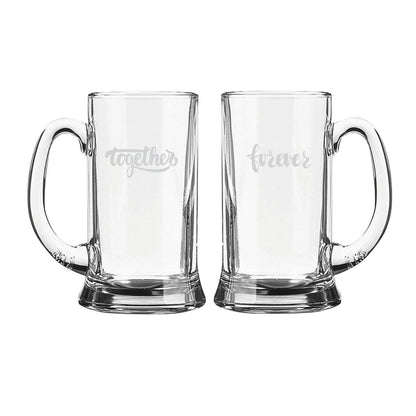 Together Forever Beer Mug for Couple