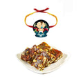 Double Trouble Kids Rakhi Gift Combo for Brother with Anjeer Barfi