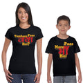 Women's & Boys' Regular Fit T-Shirt - Personalised Pack of 2