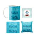 Best Husband & Daddy Birthday Combo - Mug, Coaster, Cushion, Mousepad