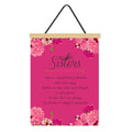 Special Sisters Scroll Greeting Card 12x16 - Rakhi Gift