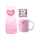Personalised Ceramic Mug & Apron Gift Set for Mom, 330 ml
