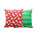 Christmas Cushion Covers Set of 2, 20x20 in - Elegant Graceful