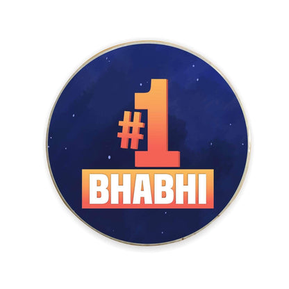 No 1 Bhabhi Fridge Magnet