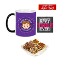 World's Best Little Sister Hamper - Magic Mug, Coaster & Anjeer Burfi 1 Kg