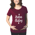 Babe Baby Maternity T-Shirt for Pregnant Women