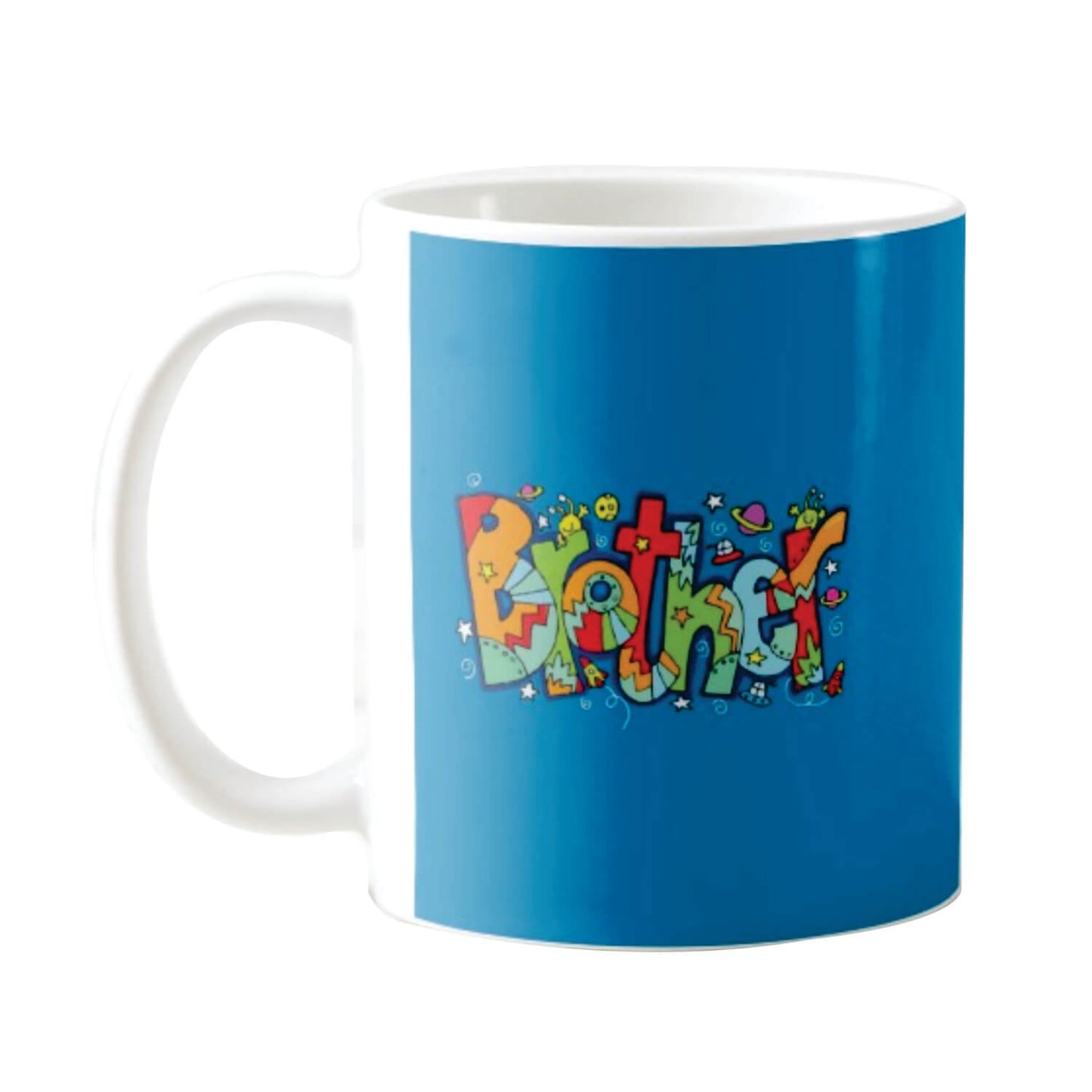 TheYayaCafe Rakhi Gifts Combo for Brother Set of 3, Printed Ceramic Mug 330 ml with Coaster and Rakhi, Raksha Bandhan Gift for Bhai, Brother, Bhaiya from Sister