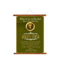 Brother Birthday Certificate Scroll - Personalised Greeting