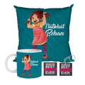 Natkhat Behan Mug, Coaster, Cushion & Keychain Hamper - Set of 4