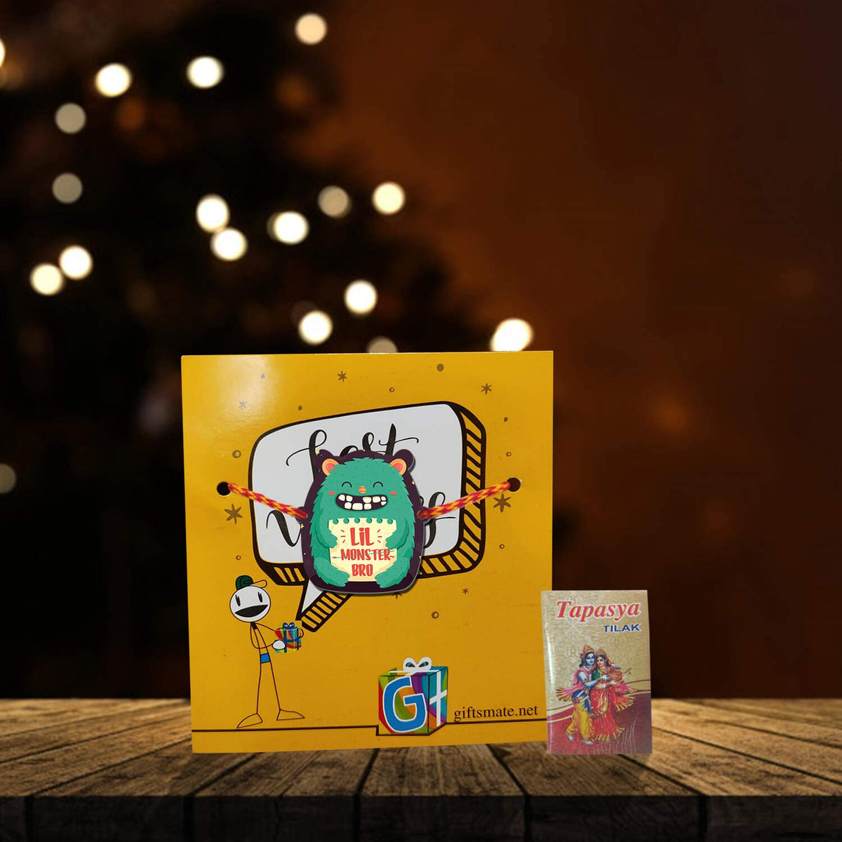 Lil Monster Bro & World's Greatest Bro Kids Rakhi Set of 2