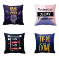 Make Yourself Proud No Pain No Gain Cushion Set of 4, 24x24