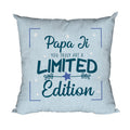 Personalised Cushion Cover for Dad - Papa Ji Limited Edition 12x12