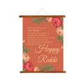 Birthday Rakhi Scroll Greeting Card for Brother - 15x20 inches
