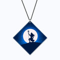 Car Hanging Accessory - Lord Shiva Trishul Acrylic for Good Luck