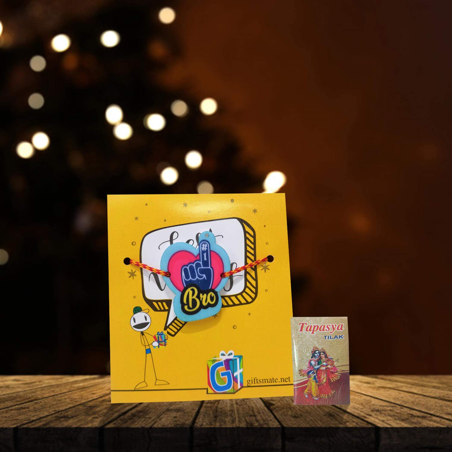 TheYayaCafe Rakhi Birthday Gift for Brother, I Love My Bhai Cushion Cover 16x16 Inches (40x40 cm), Bhaia, Brother from Sister, Cotton Printed Pillow Cover