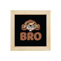 Monkey Bro Desk Clock 6x6 - Rakhi & Birthday Gift for Brother