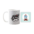 Dad Coffee Mug with Coaster - Custom Father's Day Gift