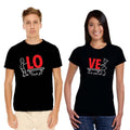 Made For Love Matching Couple T-Shirts - Personalised Pair