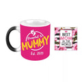 Magic Coffee Mug for New Mom - Promoted to Mummy with Coaster