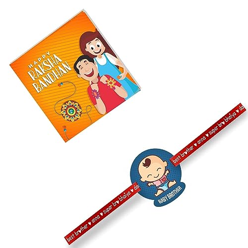 YaYa cafe� Rakhi for Brother Printed Rakhi with Roli-Tika Raksha Bandhan