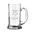 Fabulous Engraved Beer Mug - Personalised Glass Mug