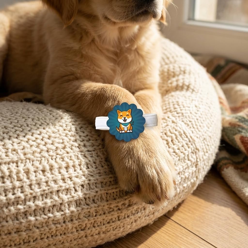 Pet Love Printed Cute Dog Paw Rakhi Band