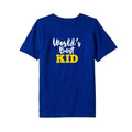 World's Best Kid Printed Cotton T-Shirt
