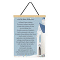 My Sister With Love Scroll Greeting Card 12x16 - Rakhi Gift