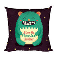 Best Bro in the World Cushion 12x12 with Filler - Rakhi Gift