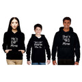 He's Mine, She's Mine Matching Family Sweatshirts - Set of 3