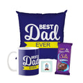 Best Dad Ever Personalised Coffee Mug, Coaster & Chocolate Hamper