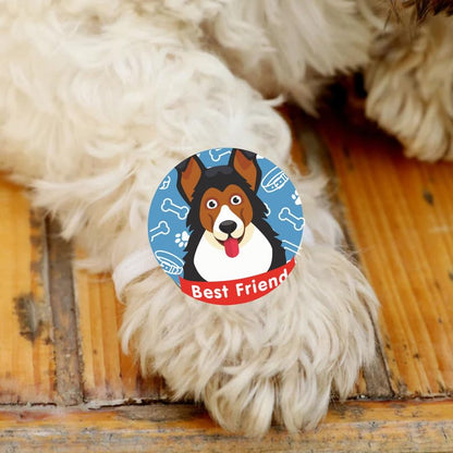 TheYayaCafe Dog Rakhi Rakshabandhan Gift for Pets Paw Accessories with Acrylic Dial and Elastic Band, Rakhi for Dogs Cats, Raksha Bandhan Gift for Pet Lovers from Owner